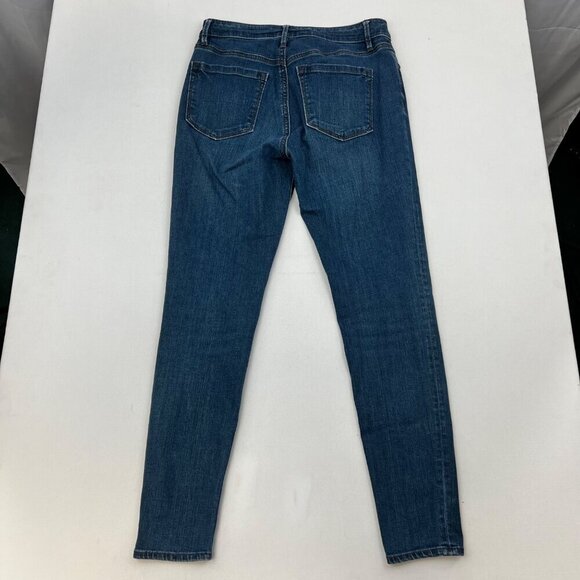 Ann Taylor Loft Womens Curvy Skinny Ankle Jeans Mid Rise Size 2/26 - Picture 7 of 9